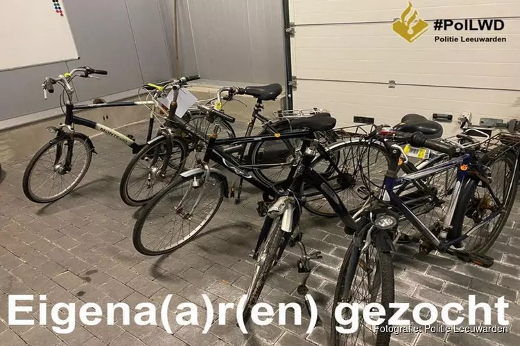 Twee personen aangehouden na diefstal/heling van fietsen