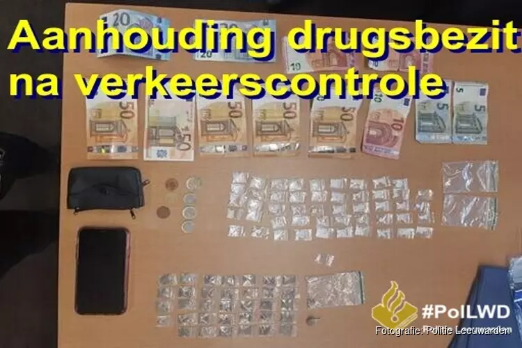 Aanhouding drugsbezit na verkeerscontrole