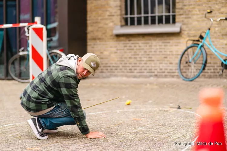 3D-kunstenaars werken in Leeuwarden aan een ode aan Escher