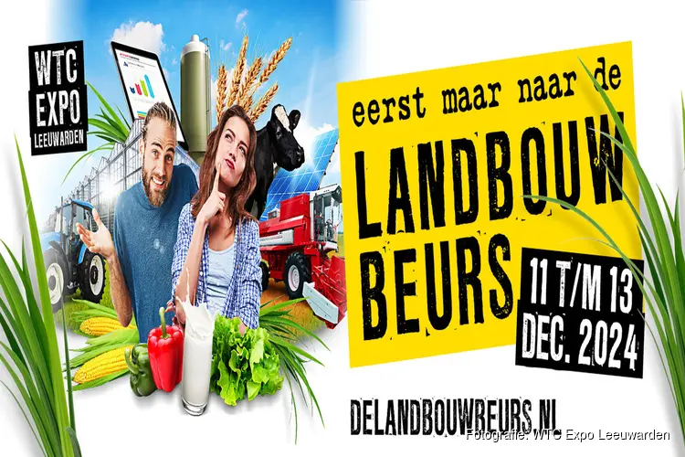 Van 11 t/m 13 december 2024 staat de agrarische sector opnieuw op de kaart in het WTC Expo Leeuwarden.