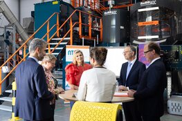 Koningin Máxima bezoekt Vereniging Circulair Friesland