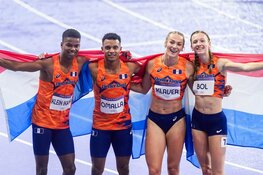 Verrassend goud gemengde estafetteploeg