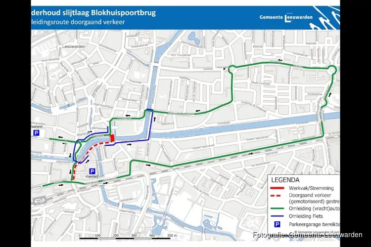 Onderhoud Poortbrug: tijdelijke afsluitingen en omleidingen