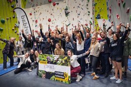 Klimmers trotseren de Noardwand voor het goede doel: ruim €34.863 opgehaald tegen klimaatarmoede