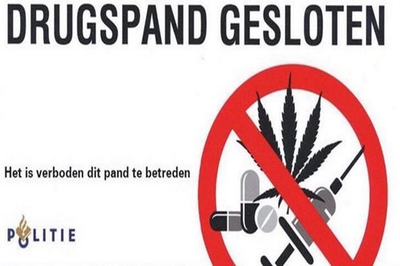 Drugswoning in Leeuwarden zes maanden gesloten
