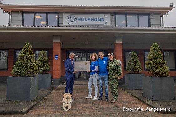 Estafettelopers sponsoren Hulphond Nederland