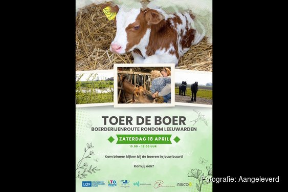Boeren rond Leeuwarden openen hun stallen voor publiek tijdens 'Toer de Boer' Leeuwarden