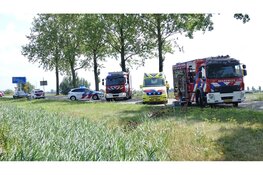 Drie gewonden na ongeval op kruising N393 bij Stiens