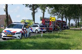 Drie gewonden na ongeval op kruising N393 bij Stiens