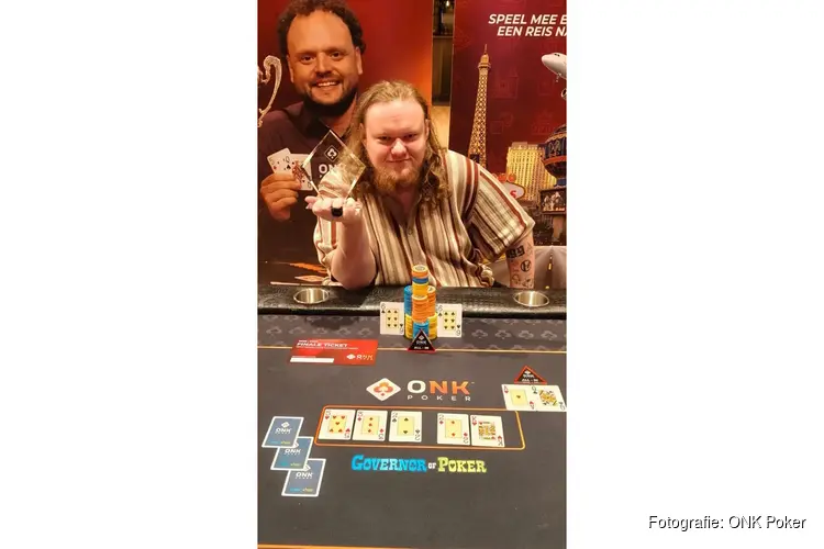 Kevin Zevenhuizen wint ONK Poker toernooi in Beetsterzwaag